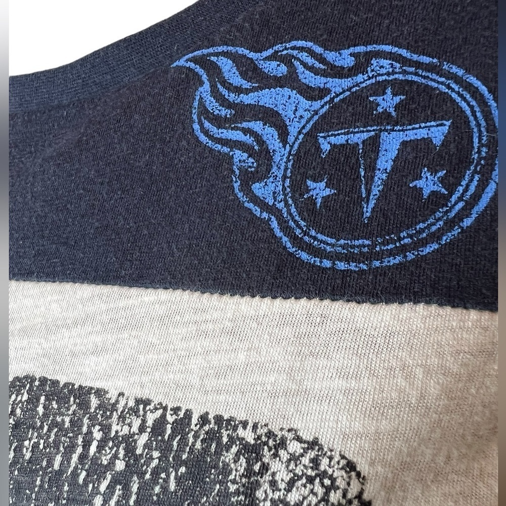 NFL Tennessee Titans Soft Raglan Vintage Look Baseball T-Shirt Women’s Small - Picture 2 of 11